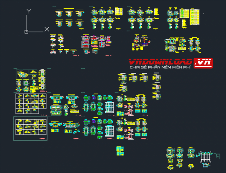 Tải Thư Viện Cad (Autocad) Tổng Hợp ️【2D Và 3D 】Update 2022