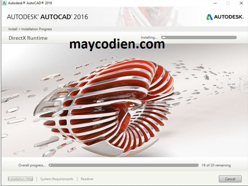 Bước 5 tải autocad 2016