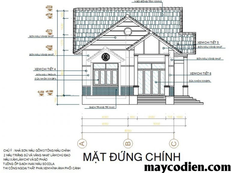 Tải Bản Vẽ CAD Kết Cấu Nhà Cấp 4 Chi Tiết, Chính Xác Và Đầy Đủ Nhất