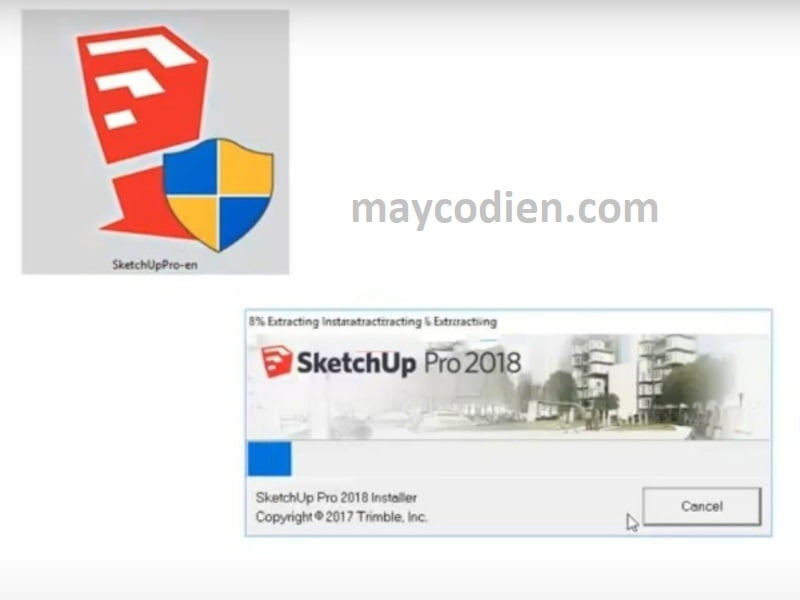 Bước 2 tải sketchup 2018