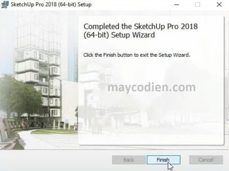 Bước 6 tải sketchup 2018