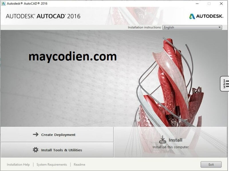 Bước 1 tải autocad 2016