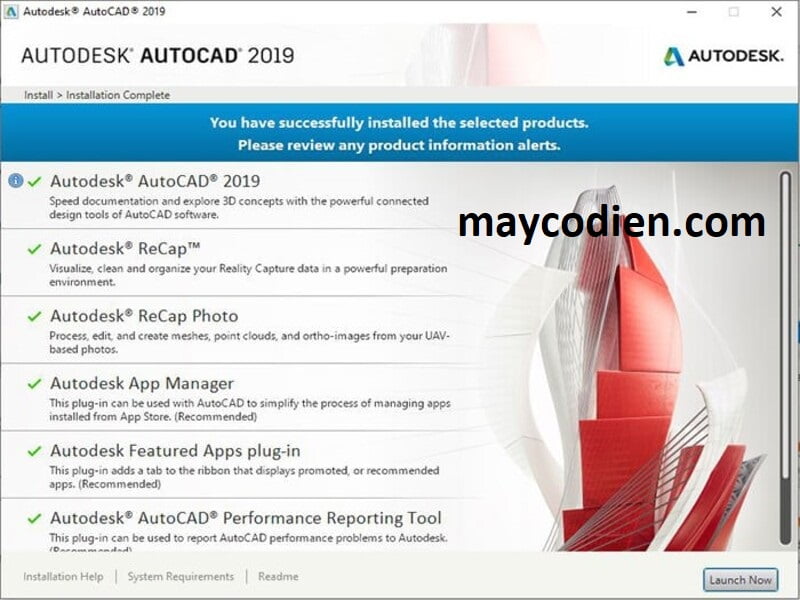 bước 9 tải autocad 2019