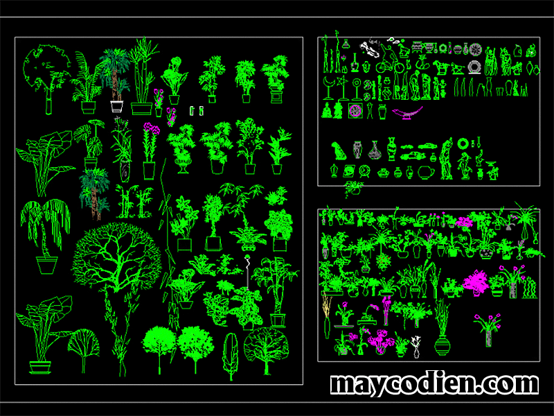 Tải Tổng Hợp Thư Viện CAD Cây Xanh Đầy Đủ Và Mới Nhất Năm 2022