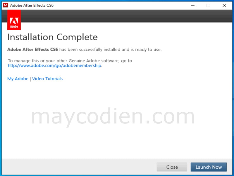 Tải Adobe After Effects CS6