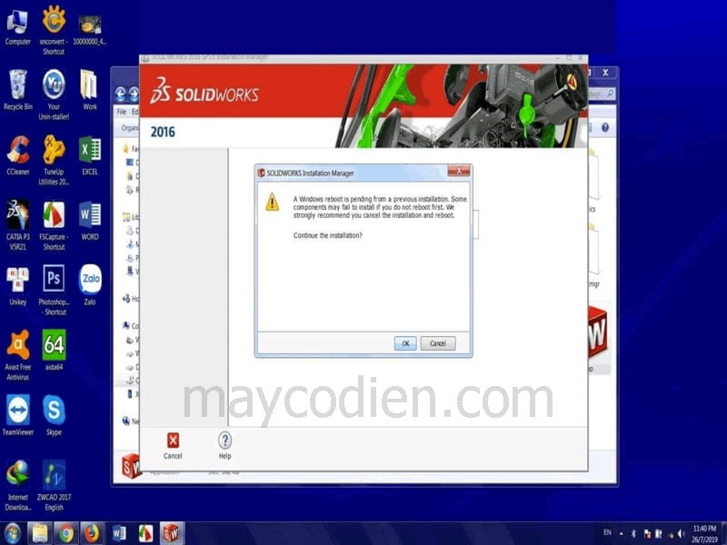 Tải Solidworks 2016