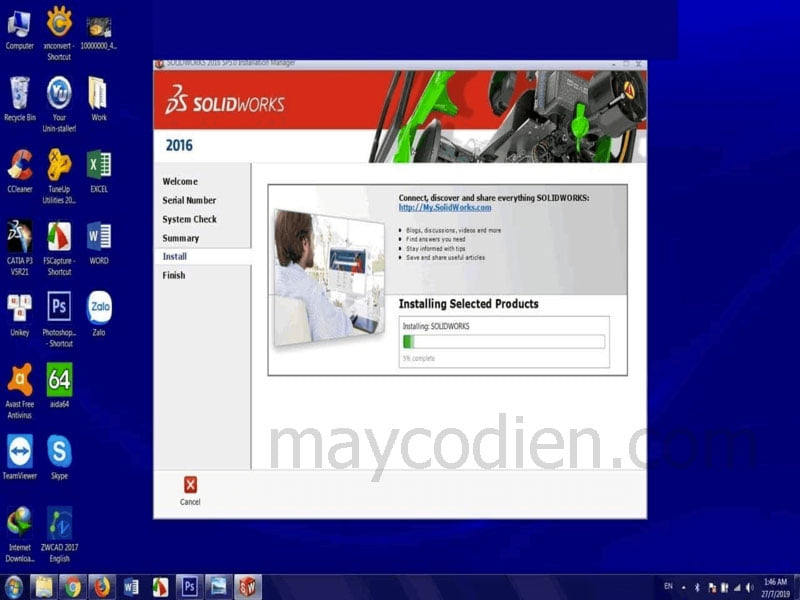 Tải Solidworks 2016