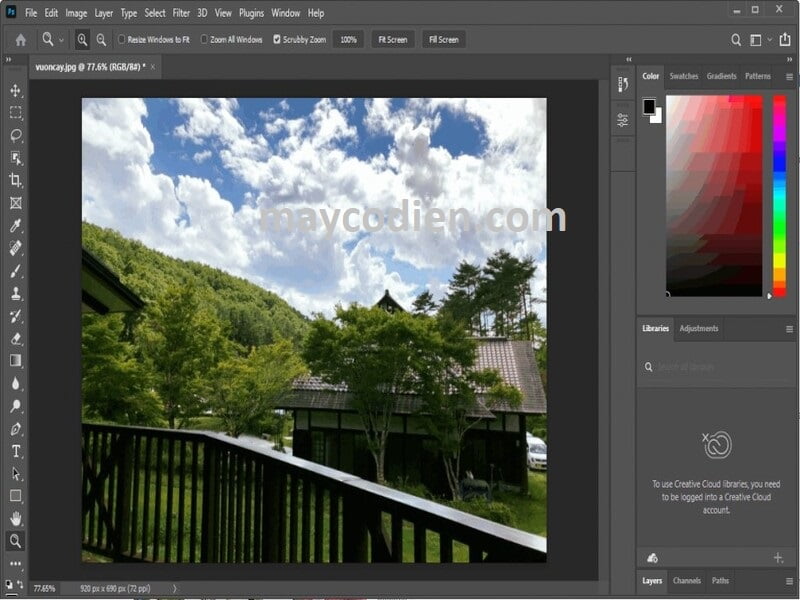 Hướng dẫn tải photoshop cc 2021