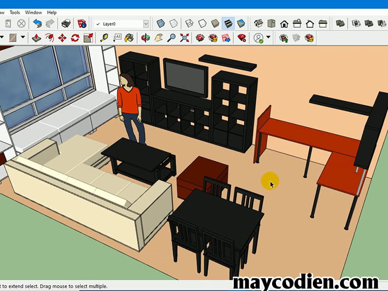 Thư viện 3D Sketchup: Thư viện 3D Sketchup với nhiều mẫu 3D sẽ giúp cho công việc thiết kế của bạn trở nên đơn giản và dễ dàng hơn. Với các mẫu vẽ kỹ thuật 3D đa dạng, việc bạn sáng tạo và hoàn thiện sản phẩm sẽ trở nên dễ dàng hơn bao giờ hết.
