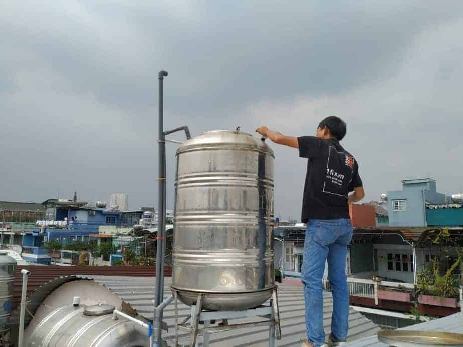 Lắp đặt bồn nước inox Đà Nẵng