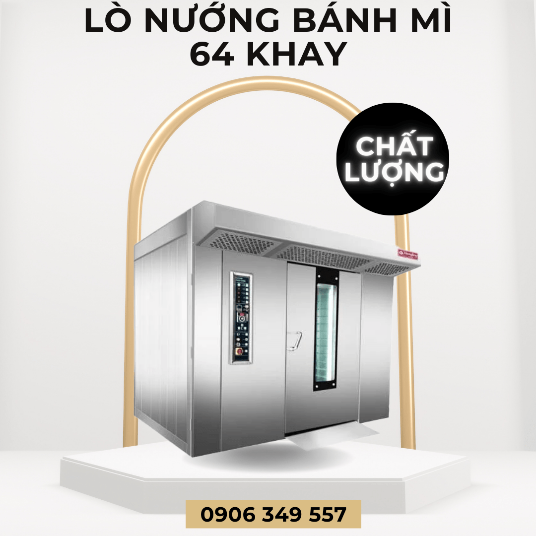 Lò nướng bánh mì 64 khay