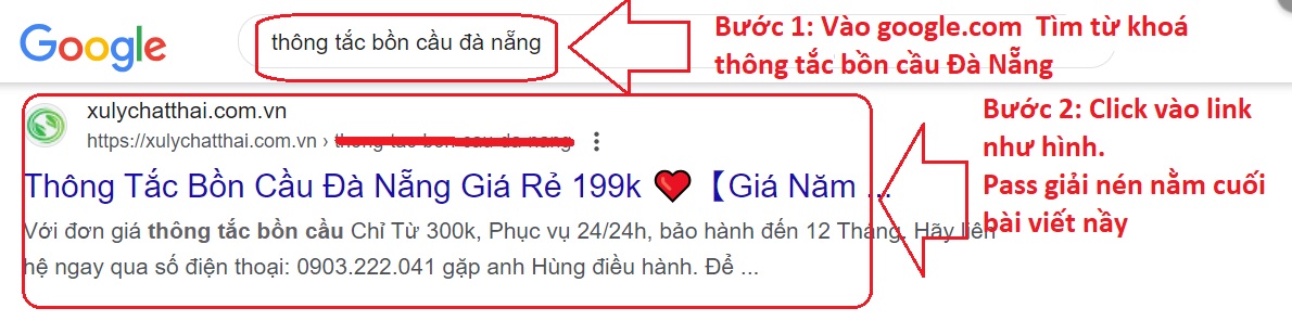 thông tắc bồn cầu đà nẵng