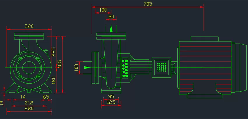 thư viện cad động cơ điện motor